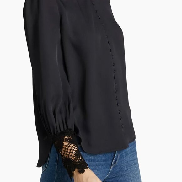 L'AGENCE  Ava Lace Cuff Blouse - NWT - Picture 4 of 9